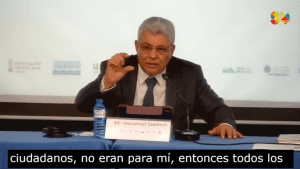 interpretación simultánea con subtítulos en directo - discurso